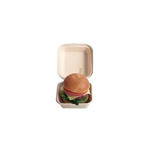 BARQUETTE HAMBURGER EN MOUSSE 127*127*68 mm/1 pc BEIGE