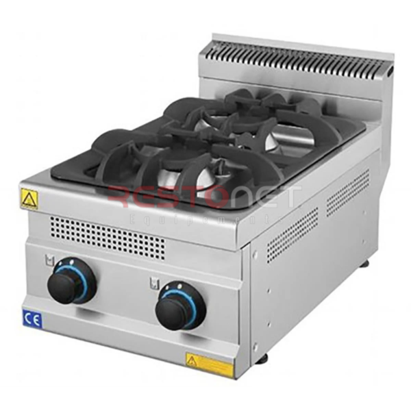 CUISINIERE 2 FEUX GAZ SUR PLACARD DIM 400*700*850