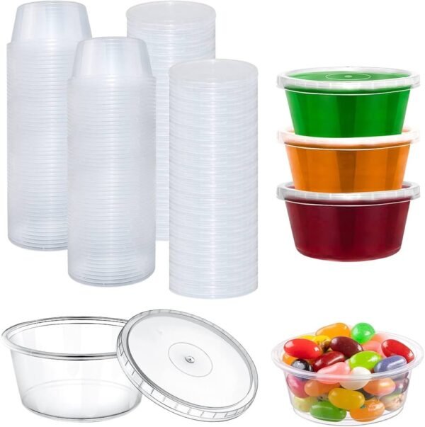 POT A SAUCE EN PLASTIQUE AVEC COUVERCLE