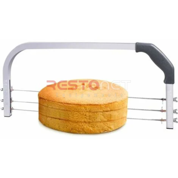 COUPE CAKE 3 LAMES EN INOX