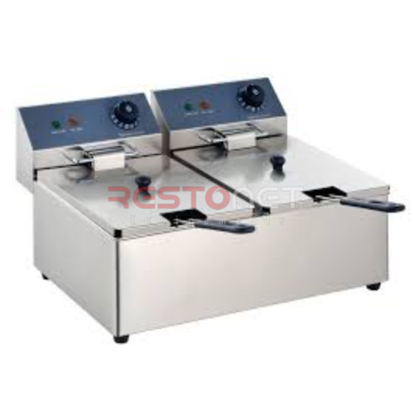 FRITEUSE GAZ DOUBLE A POSER 6+6 L